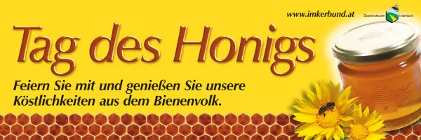 Werbetransparent "Tag des Honigs"
