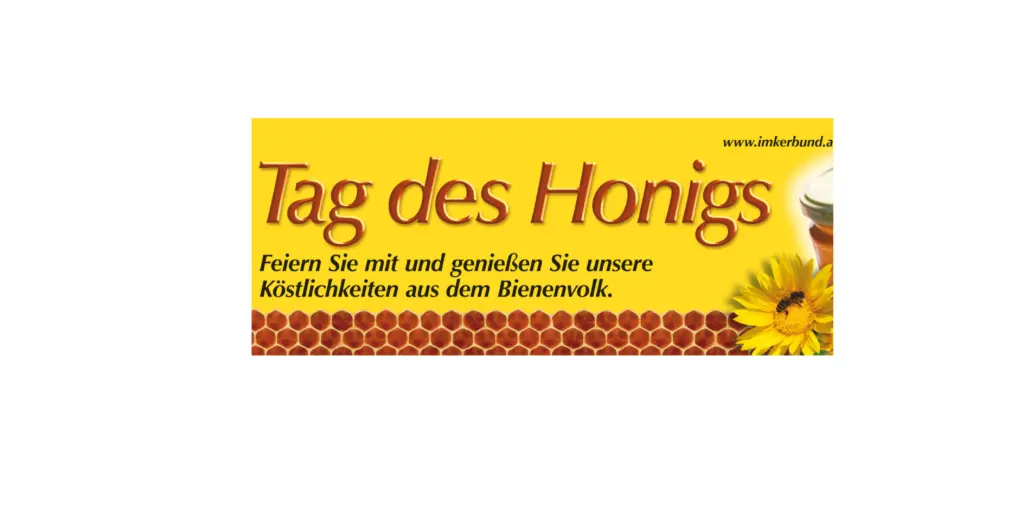 Werbetransparent "Tag des Honigs"