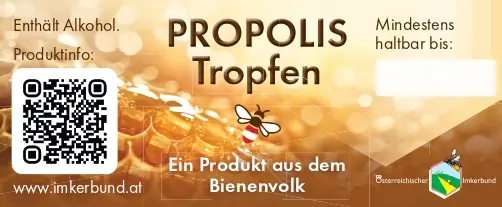 SET Propolistropfen 20/30ml Verpackung (inkl. Karton + Flaschenetikette) 